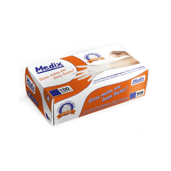 Luva Látex Para Procedimento Com Pó - Medix