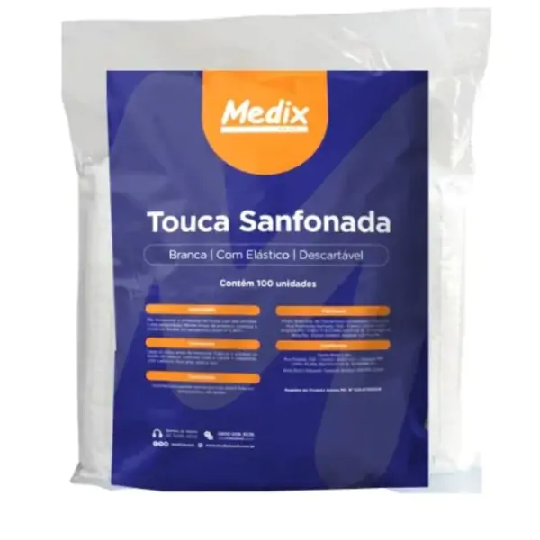 Touca Descartável Sanfonada Medix - Image 4