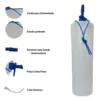 Coletor de Urina Sistema Aberto 1200ml Garrafa - Biomedica - Imagem 2